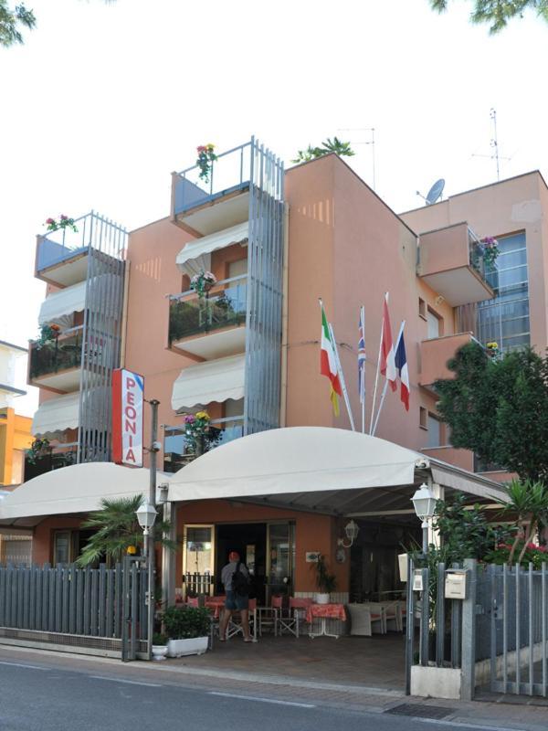 Hotel Peonia Rimini Bagian luar foto